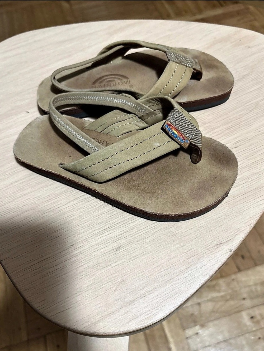 Toddler Sz 7/8 Unisex Rainbow Sandal Flip Flops
